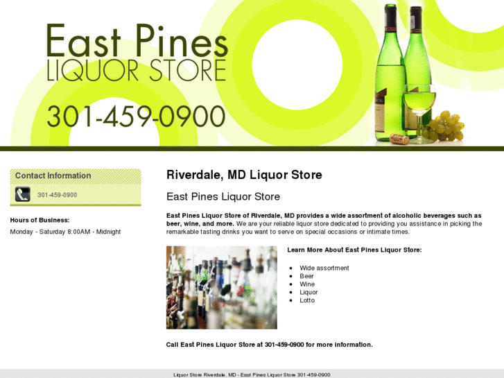 www.eastpinesliquors.com