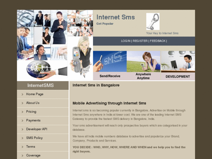 www.internetsms.co.in