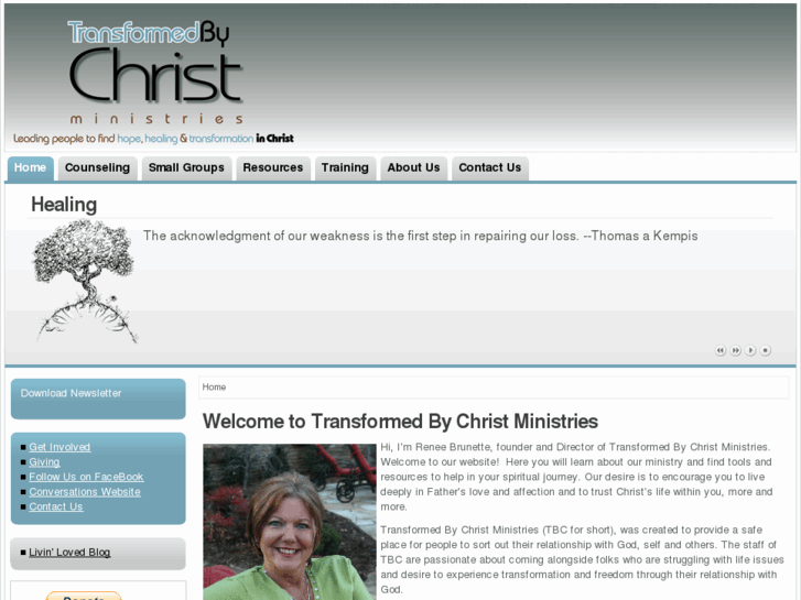 www.transformedbychrist.com