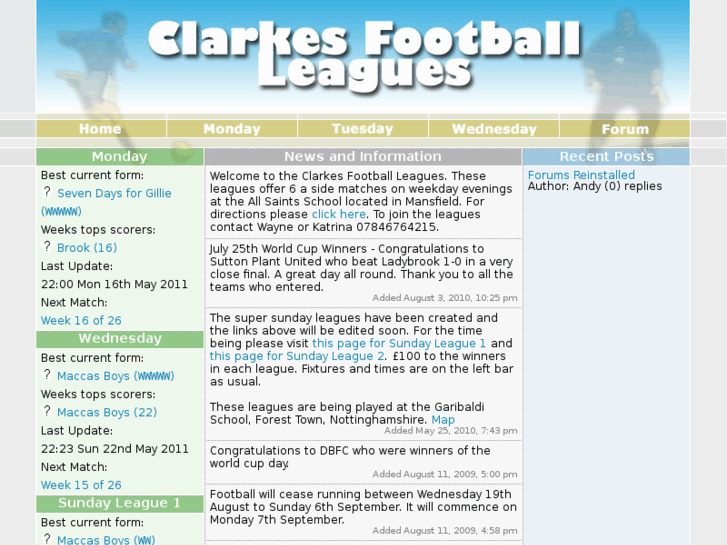 www.clarkes6aside.com