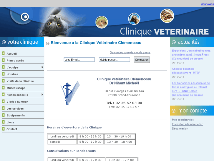 www.cliniqueveterinaireclemenceau.com