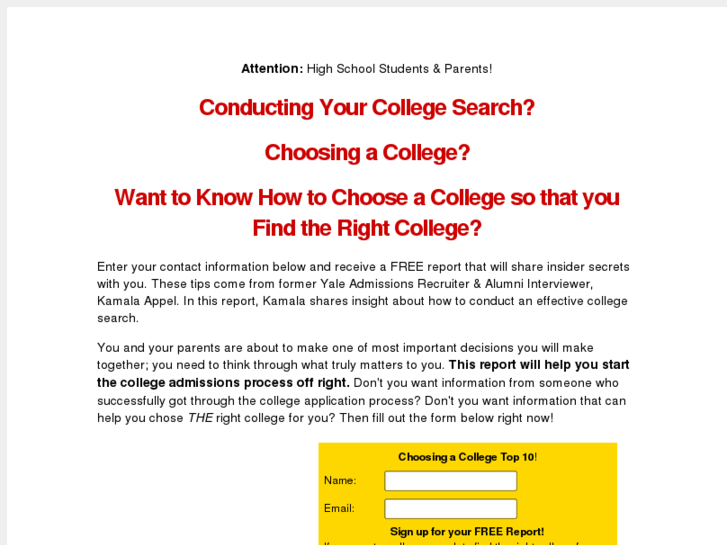 www.collegesearchtips.com