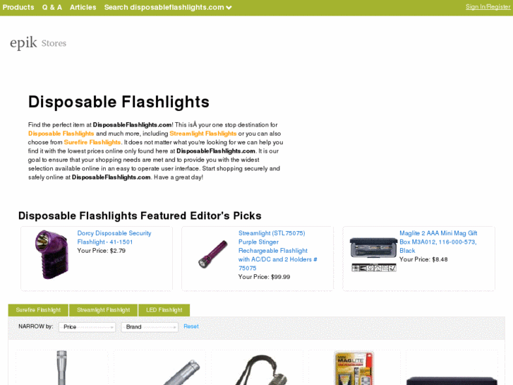 www.disposableflashlights.com