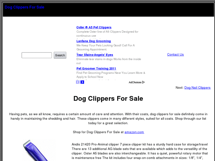 www.dogclippersforsale.com