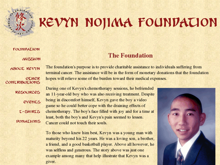 www.kevynnojimafoundation.org