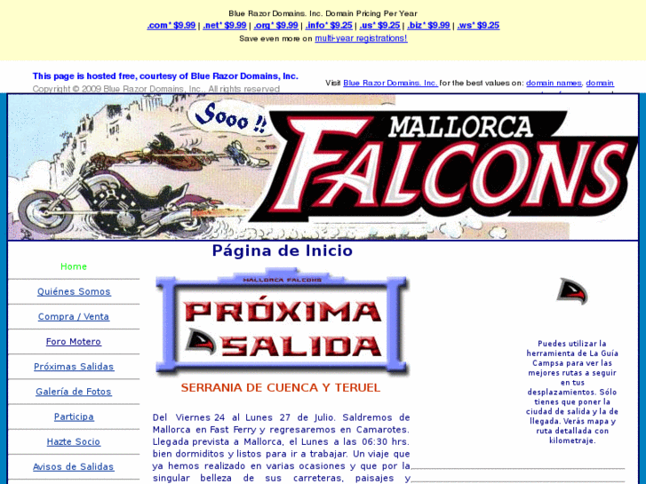 www.mallorcafalcons.com