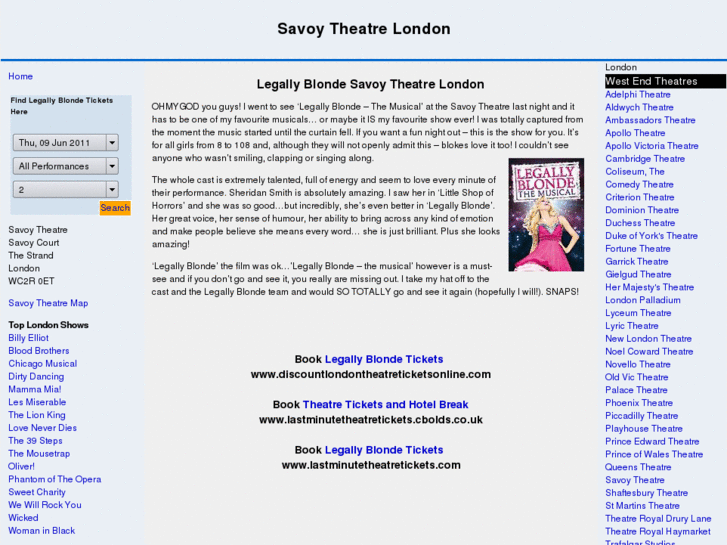 www.savoytheatrelondon.co.uk