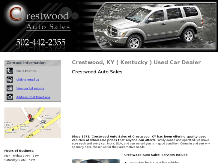 www.usedcarscrestwoodky.com