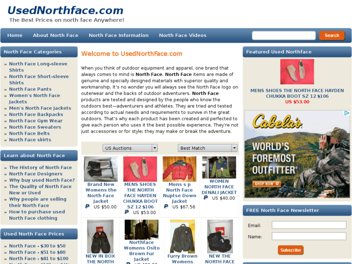 www.usednorthface.com