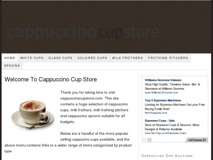 www.cappuccinocupstore.com