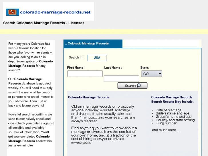 www.colorado-marriage-records.net