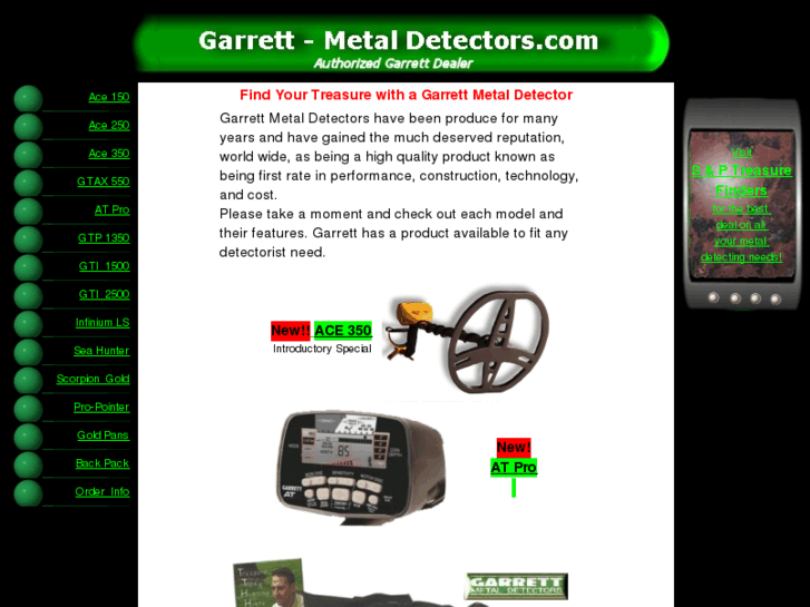 www.garrett-metaldetectors.com