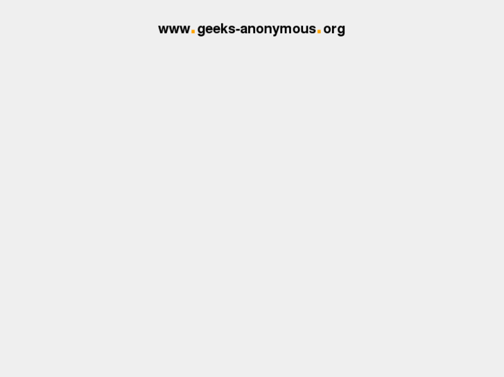 www.geeks-anonymous.org