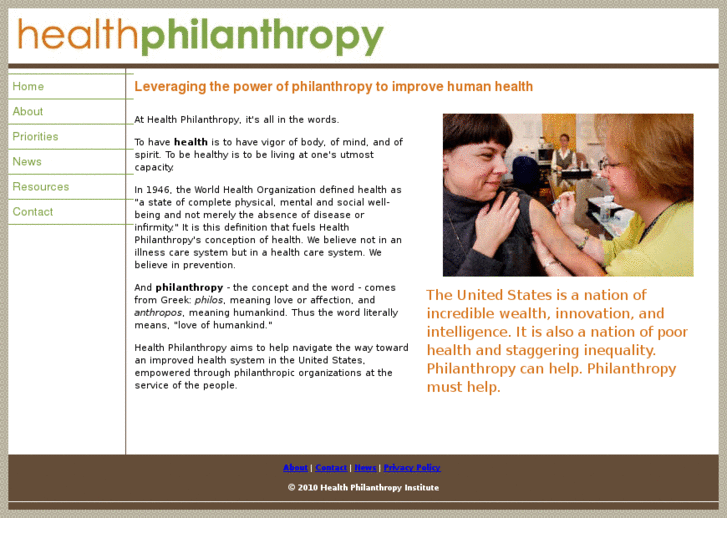 www.healthphilanthropy.org