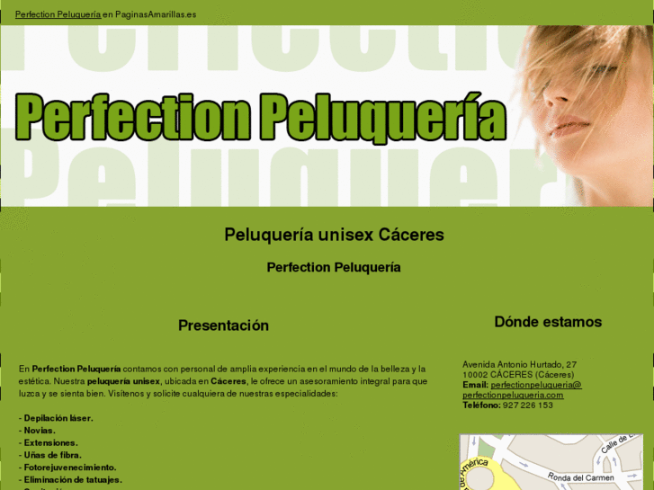 www.perfectionpeluqueria.com