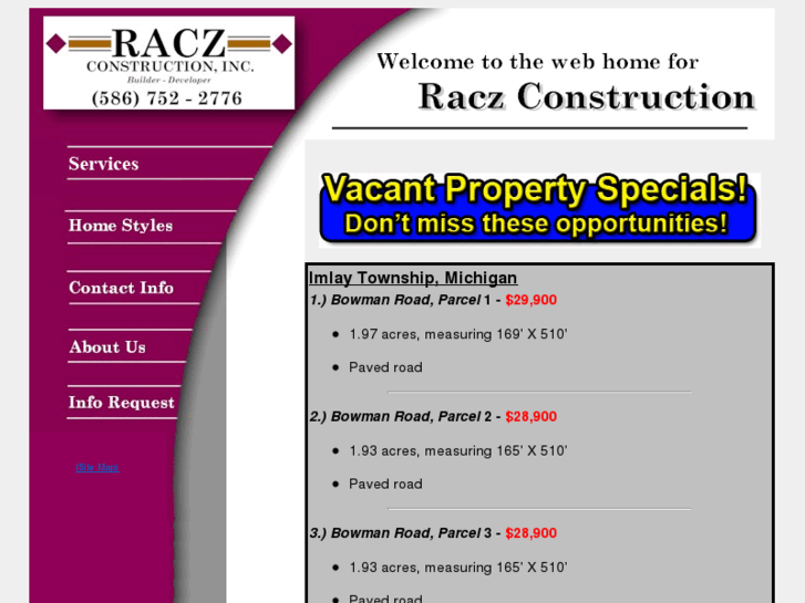 www.raczconstruction.com