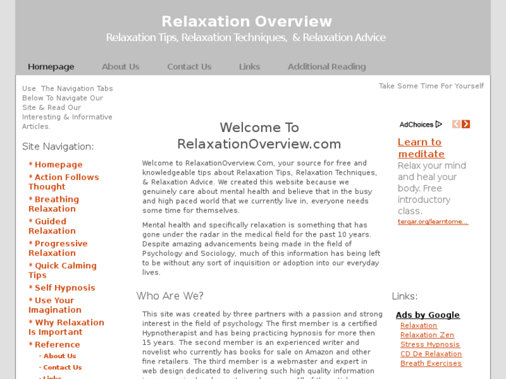 www.relaxationoverview.com