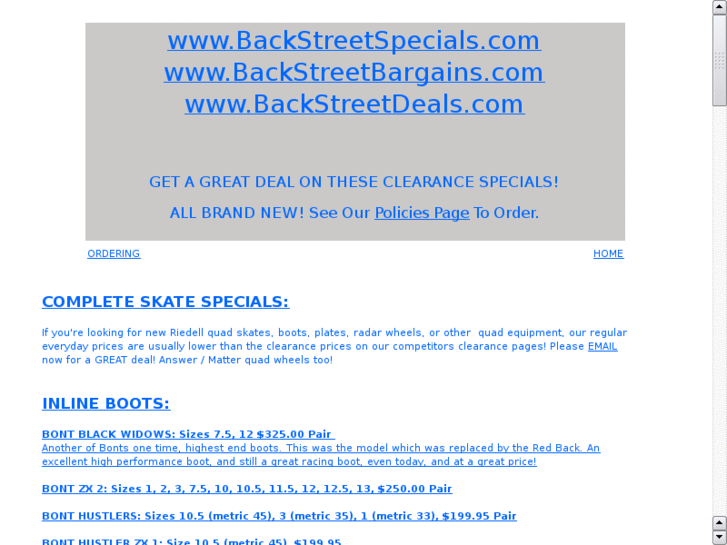 www.backstreetspecials.com