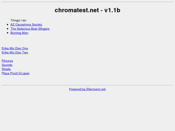 www.chromatest.net