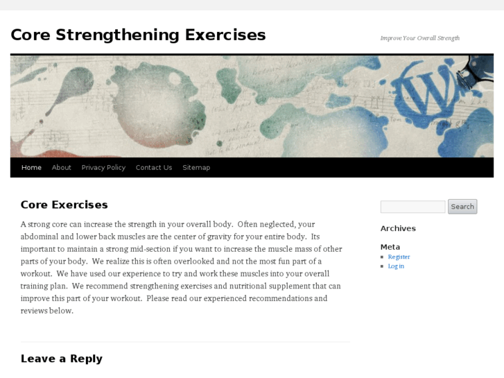 www.corestrengtheningexercises.org