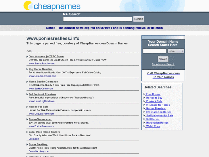 www.poniesrestless.info