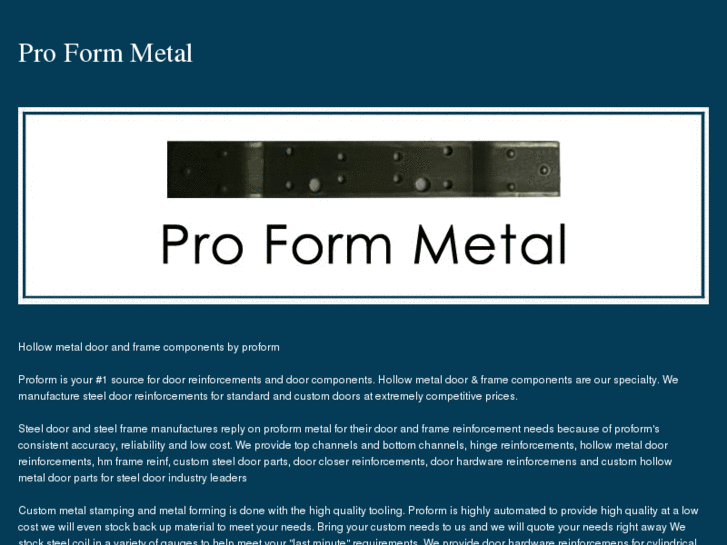 www.proformmetal.com