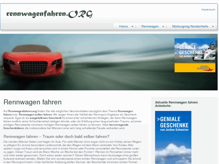 www.rennwagenfahren.org