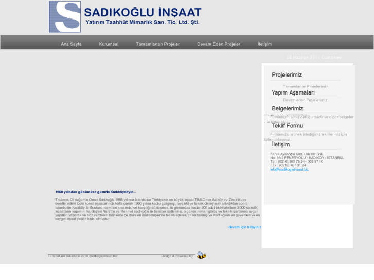 www.sadikogluinsaat.biz
