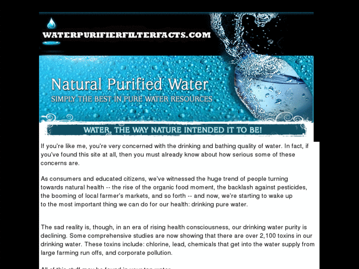 www.waterpurifierfilterfacts.com