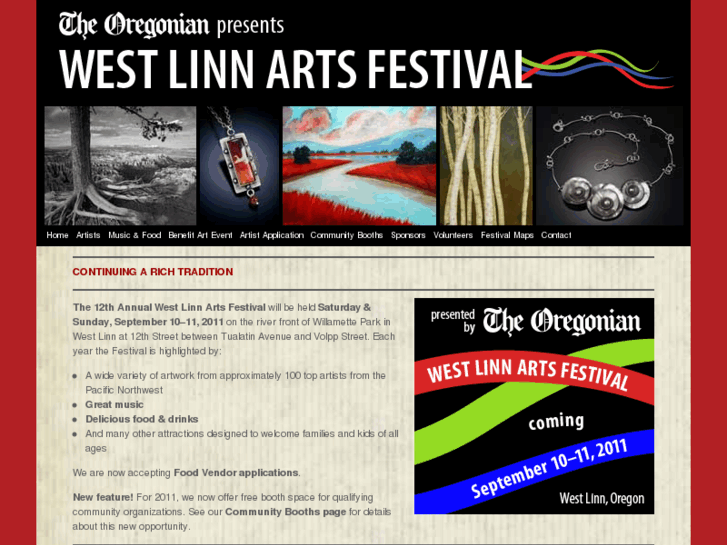 www.westlinnartsfestival.com