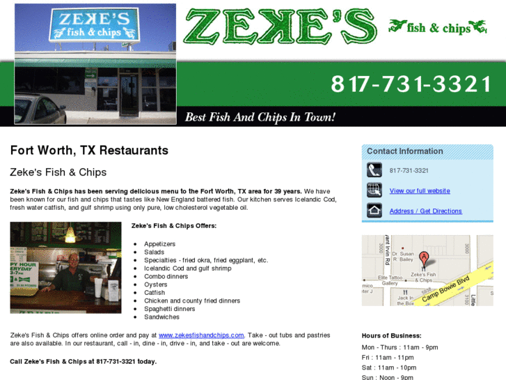 www.zekesfishandchips.net