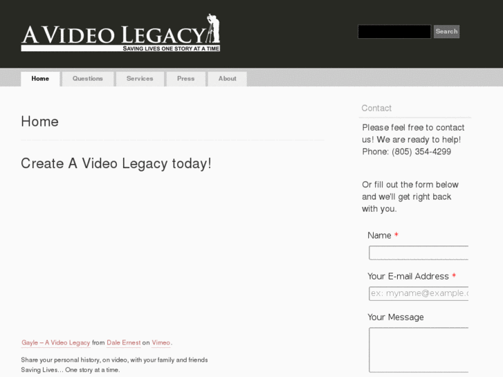 www.avideolegacy.com