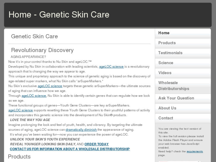 www.geneticskincare.com