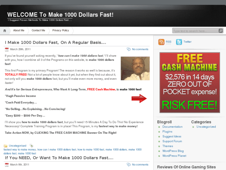 www.make1000dollarsfast.net