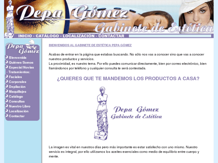 www.pepagomezbelleza.com