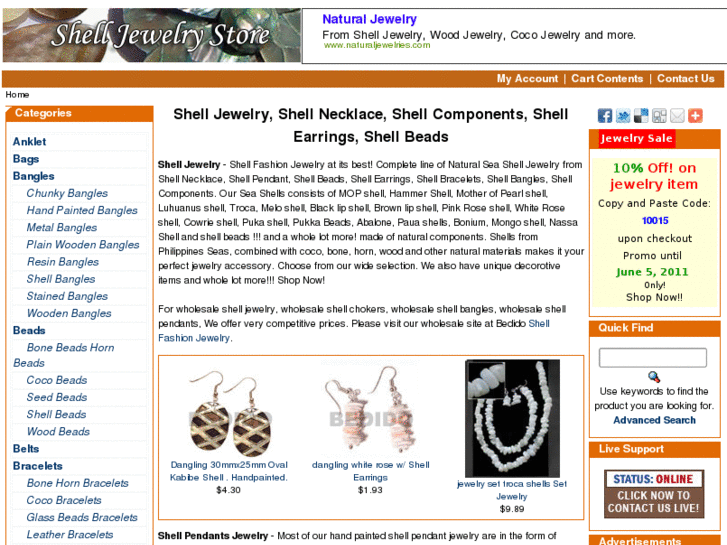 www.shelljewelrystore.com