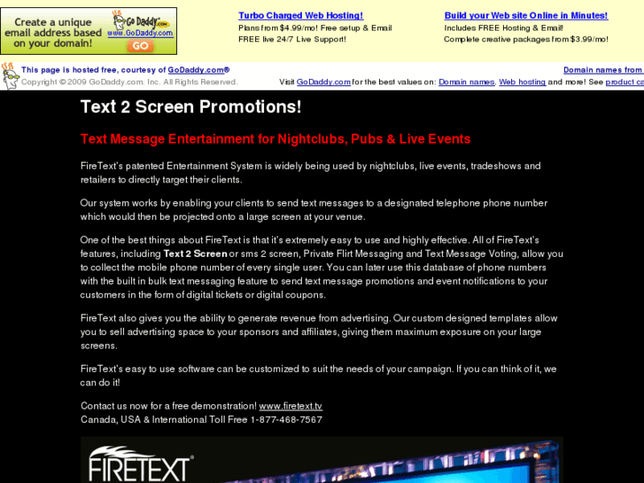 www.text2screen.info