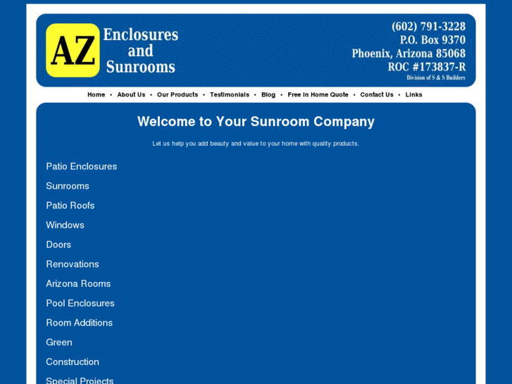 www.azenclosuresandsunrooms.com