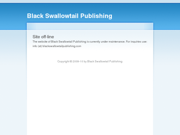 www.blackswallowtailpublishing.com