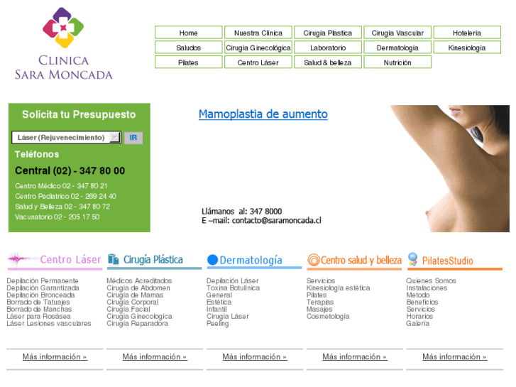 www.clinicasaramoncada.cl