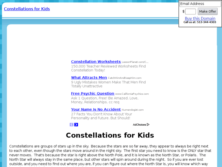 www.constellationsforkids.com