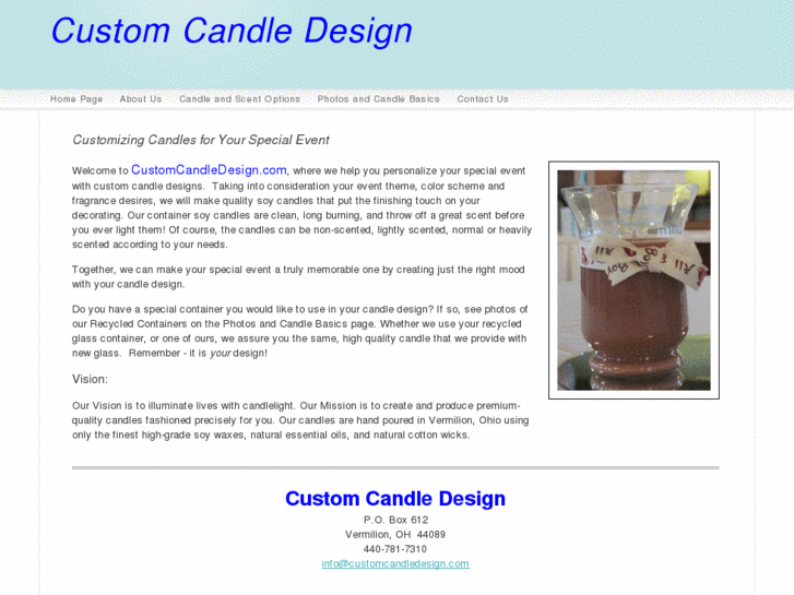 www.customcandledesign.com