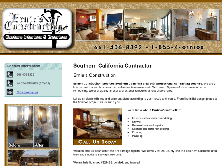 www.erniesconstructionsocal.com