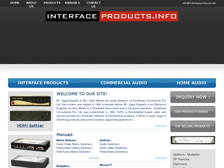 www.interfaceproducts.info