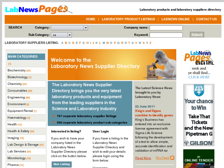 www.labnewsdirectory.co.uk
