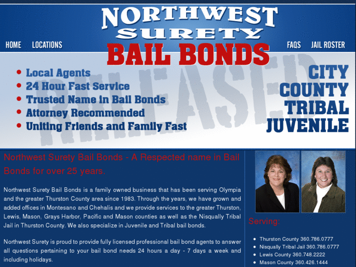 www.northwestsuretybailbonds.com