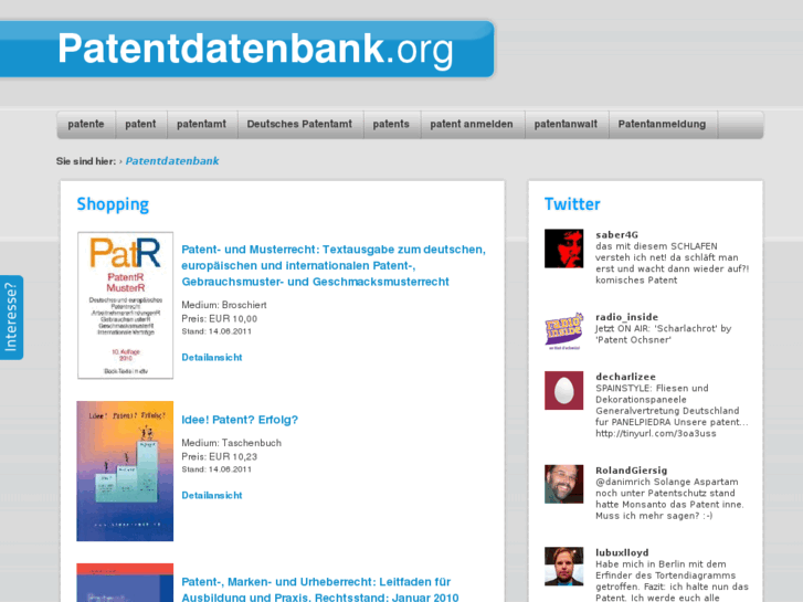 www.patentdatenbank.org