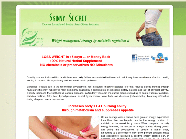 www.skinnysecret.com