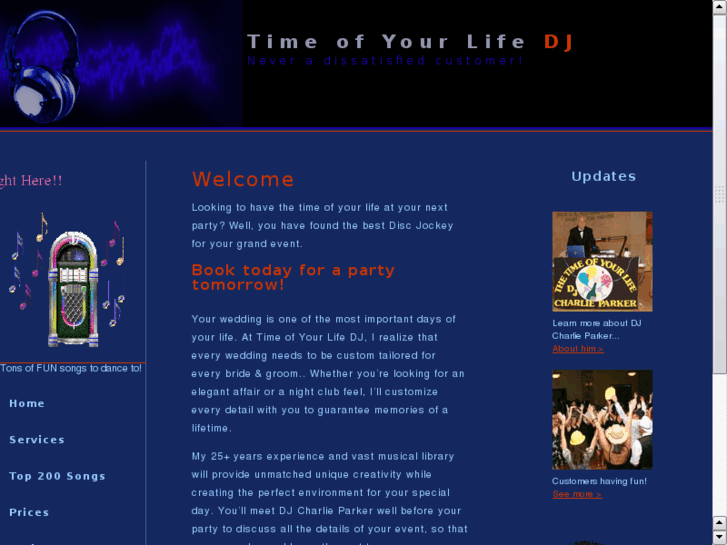 www.timeofyourlifedj.com