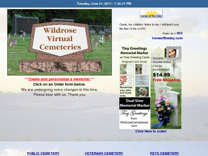 www.wildrosecemeteries.com